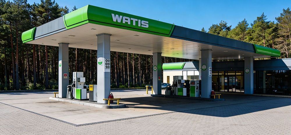 Mapa stacji WATIS